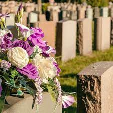 Cemetery representing burial services.
